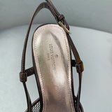 Louis Vuitton Tan Slip-On Sneakers - Detail Shot of Craftsmanship