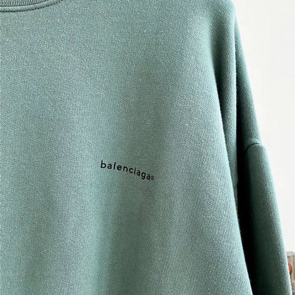 Close-up of Balenciaga designer clothing craftsmanship
