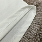 Close-up of Amiri t-shirt craftsmanship
