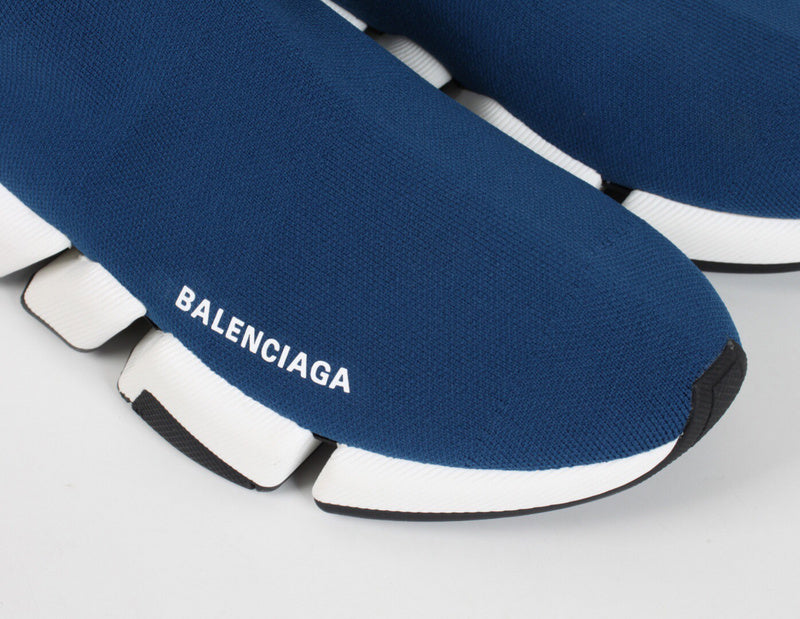 Balenciaga Beige Chunky Platform Sneakers - Heel Detail View