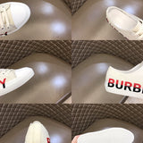 Burberry Camel Pointed-Toe Flats - Back View