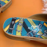 Hermes shoes Style 394 - logo and branding close-up