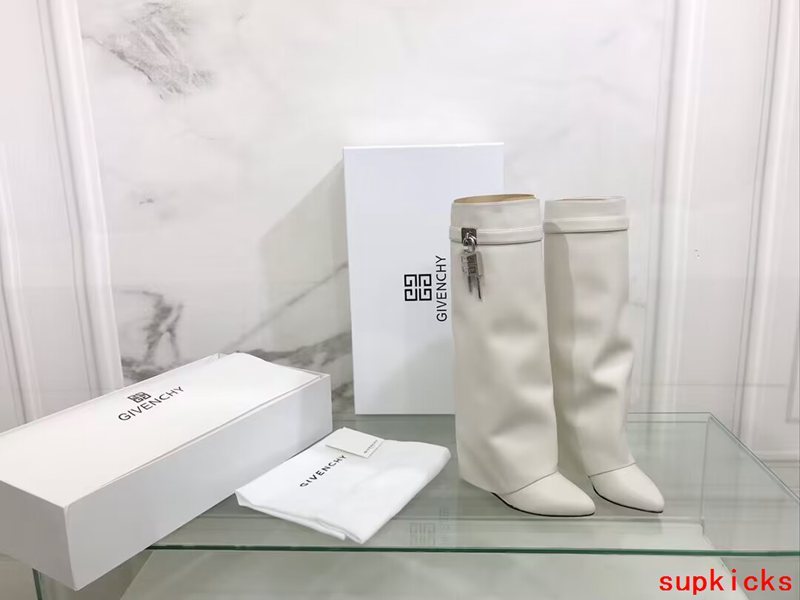 Givenchy shoes Style 010 - front view, statement logo accent
