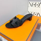 Hermes sandals Style 186 - logo and branding close-up