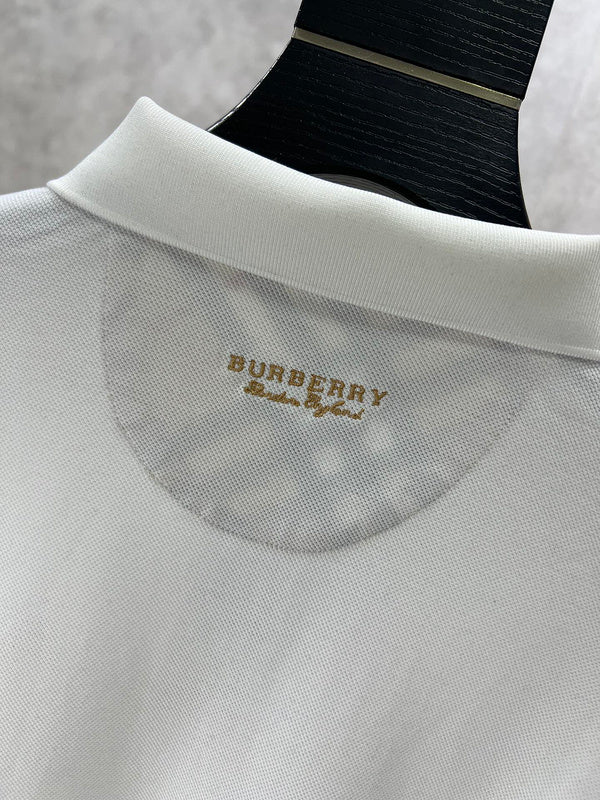 Close-up of Burberry designer clothing craftsmanship