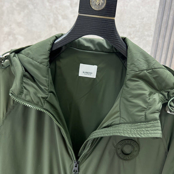 Close-up of Burberry designer clothing craftsmanship