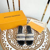 Louis Vuitton Burgundy Ankle Boots - Back View