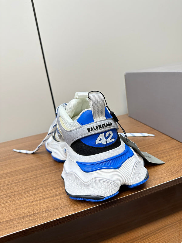 Balenciaga Beige High-Top Sneakers - Sole Detail View