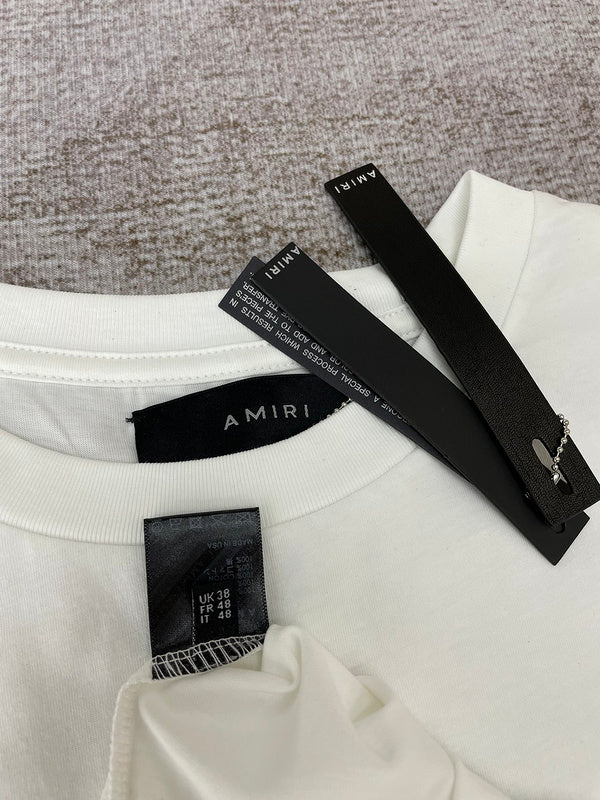 Amiri t-shirt front view designer style