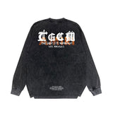 Close-up of Amiri hoodie craftsmanship