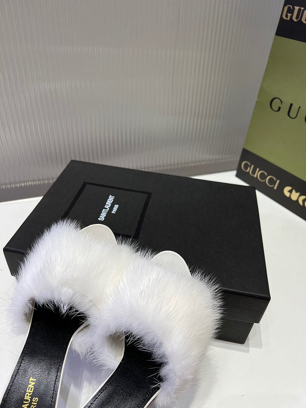 Saint Laurent designer shoes full view