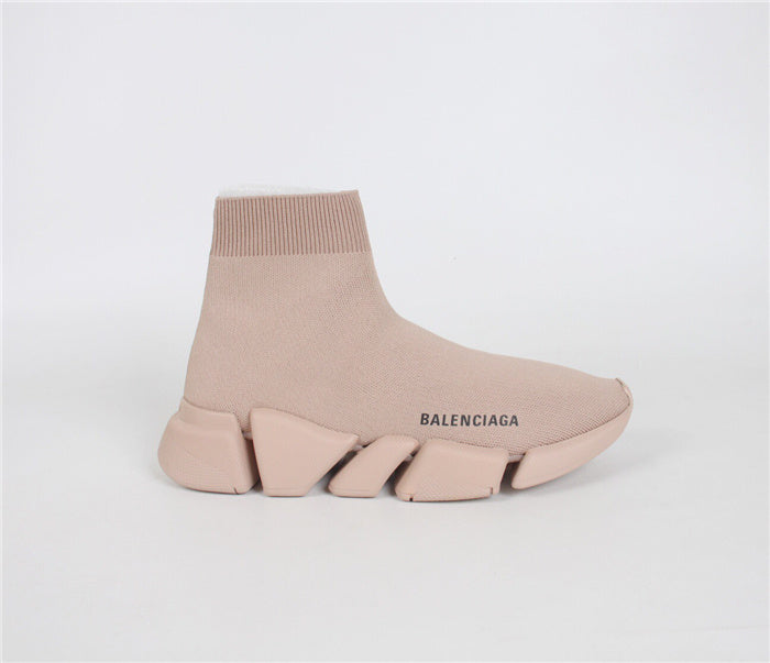 Balenciaga Red Knee-High Boots - Detail Shot of Craftsmanship