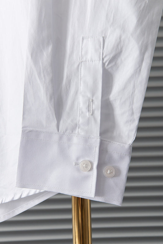 Close-up of Burberry designer clothing craftsmanship