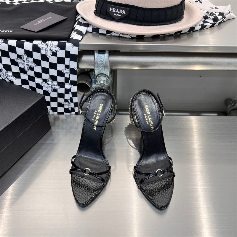 Saint Laurent luxury shoes detail shot