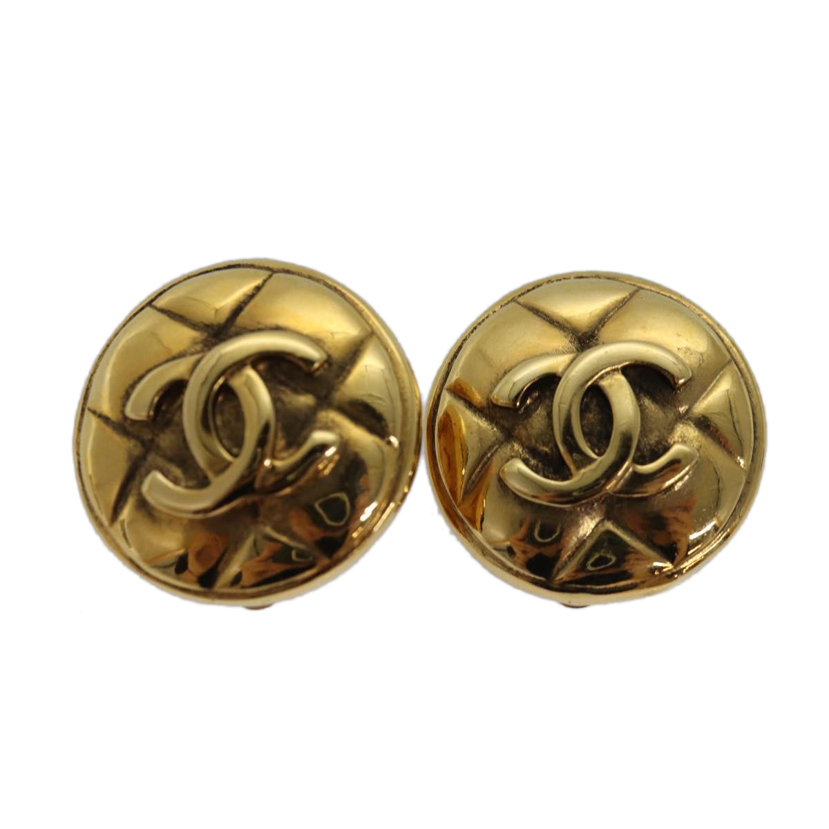 Chanel Jewellery? Chanel COCO Mark Earring metal Gold Auth am6613 Elegant Everyday Fine Jewellery