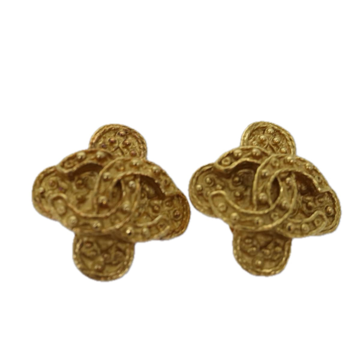Chanel Jewellery? Chanel COCO Mark Earring metal Gold Auth ar11932B Elegant Everyday Fine Jewellery