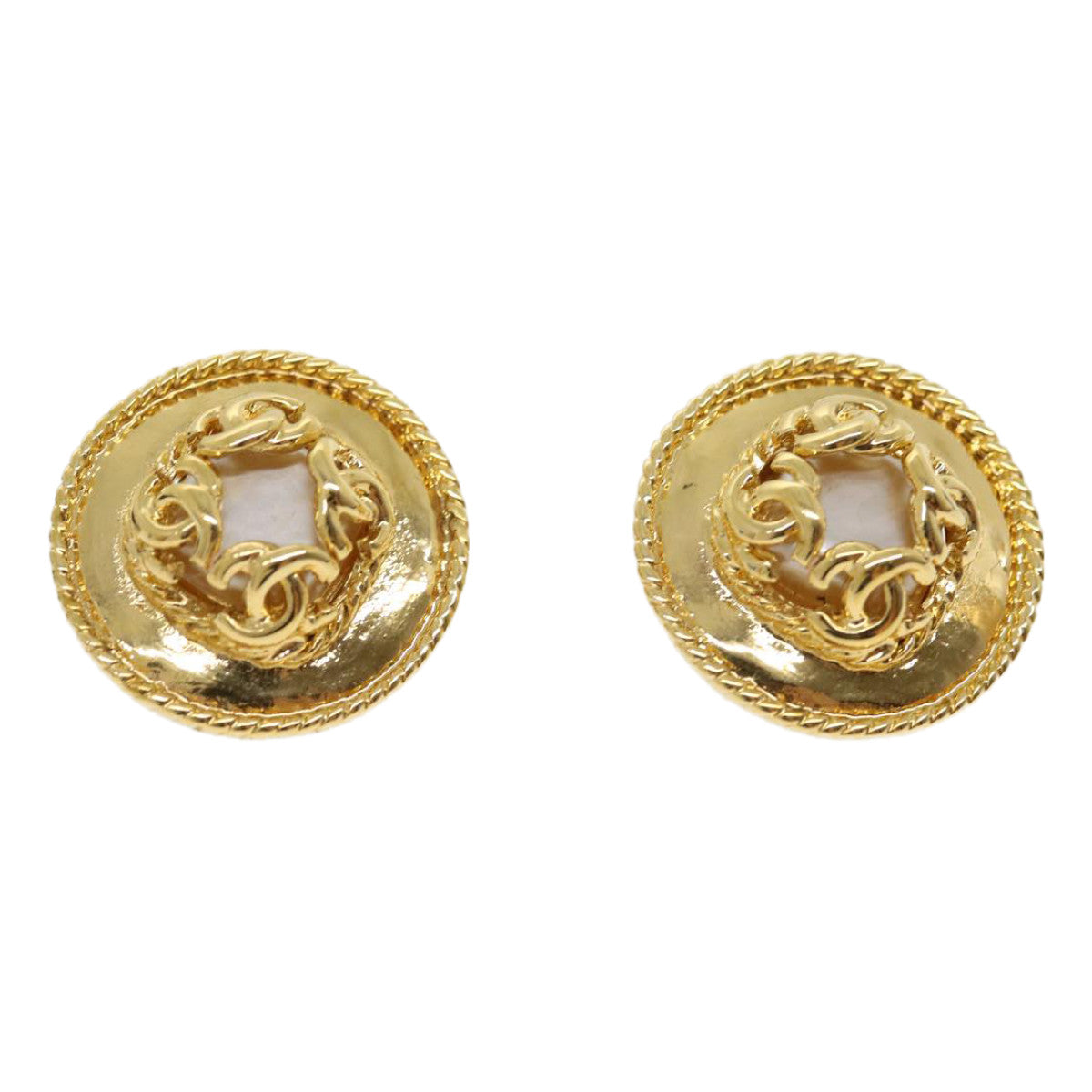 Chanel Jewellery? Chanel COCO Mark Earring Gold Auth ar7354 Elegant Everyday Fine Jewellery