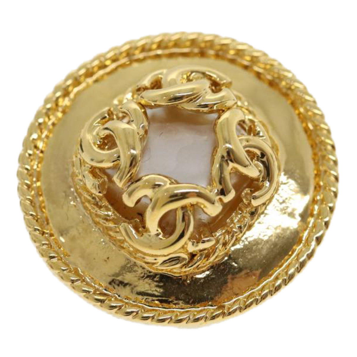 Chanel Jewellery? Chanel COCO Mark Earring Gold Auth ar7354 Elegant Everyday Fine Jewellery