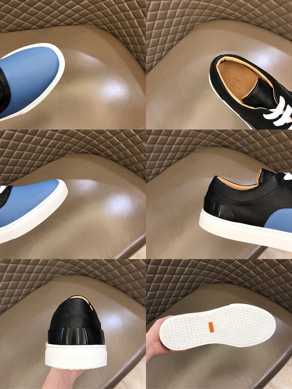 Hermès Beige Loafer Flats - Side Profile View