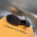 Louis Vuitton Tan Combat Boots - Lifestyle Styling Shot