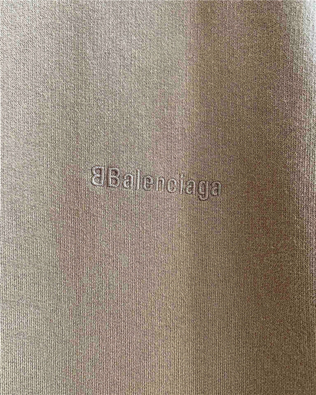 Close-up of Balenciaga designer clothing craftsmanship