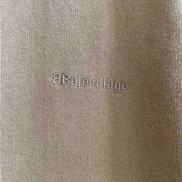 Close-up of Balenciaga designer clothing craftsmanship