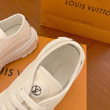 Louis Vuitton Black High-Top Sneakers - Detail Shot of Craftsmanship