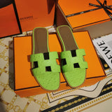 Hermes sandals Style 130 - angled studio shot