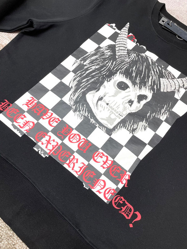 Close-up of Amiri hoodie craftsmanship