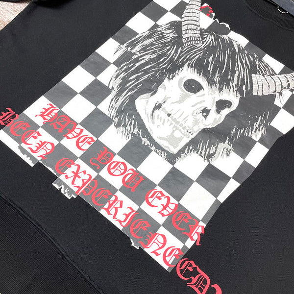 Close-up of Amiri hoodie craftsmanship