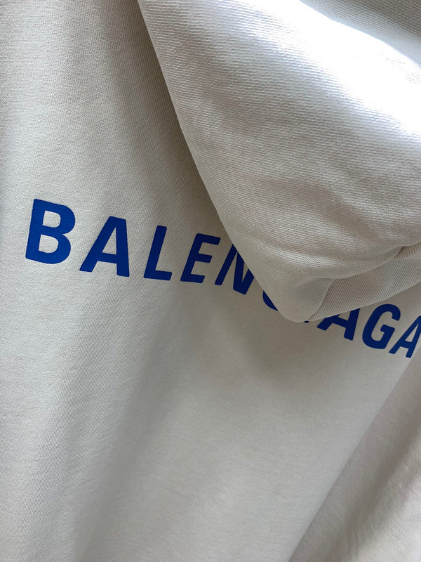 Close-up of Balenciaga designer clothing craftsmanship