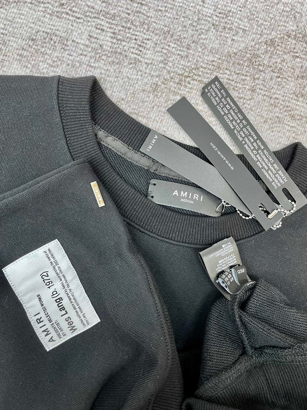 Amiri hoodie front view designer style