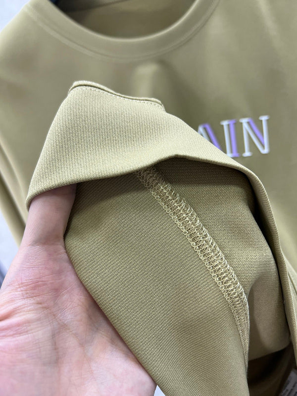 Close-up of Balmain designer clothing craftsmanship