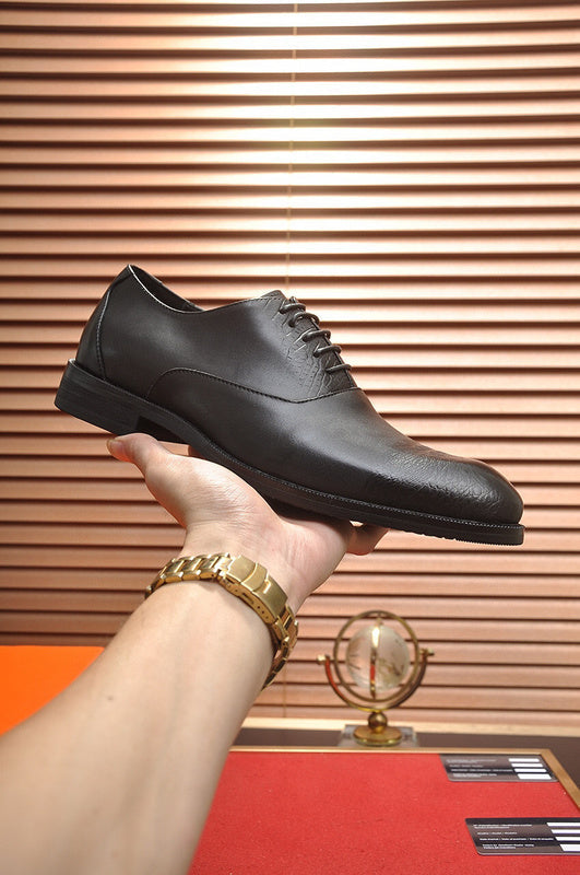 Hermès Grey Chunky Platform Sneakers - Toe Detail View