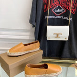 Burberry shoes Style 211 - close-up of classic monogram styling