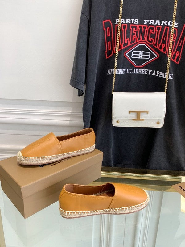 Burberry Chocolate Brown Low-Top Sneakers - Angled View