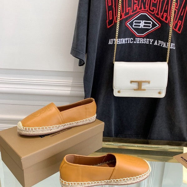 Burberry Chocolate Brown Low-Top Sneakers - Angled View