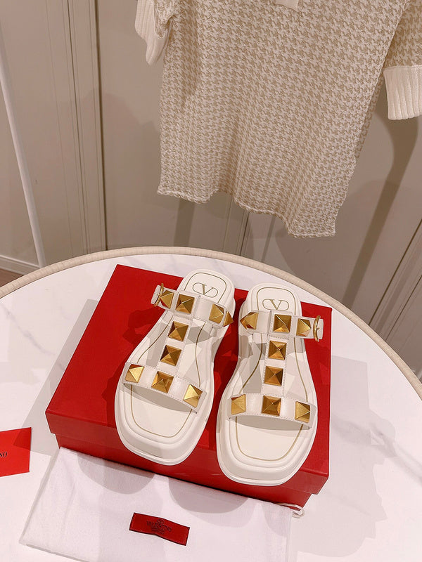 Valentino Garavani luxury shoes detail shot