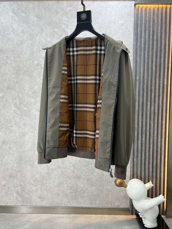 Close-up of Burberry designer clothing craftsmanship