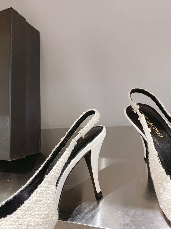 Side profile view of Saint Laurent luxury piece style No.101