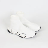 Balenciaga White Chunky Platform Sneakers - Lifestyle Styling Shot