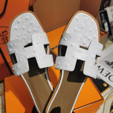 Hermes sandals Style 123 - angled studio shot