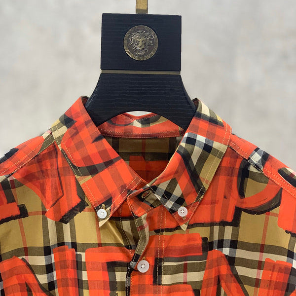 Close-up detail view of Burberry luxury piece style No.007