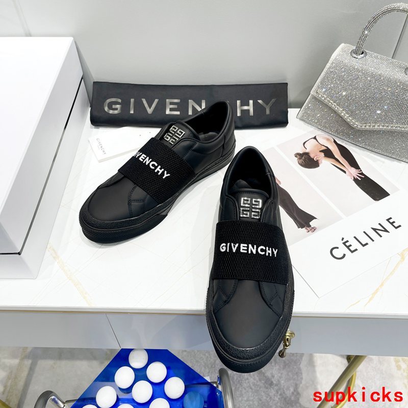 Givenchy Beige Knee-High Boots - Angled View