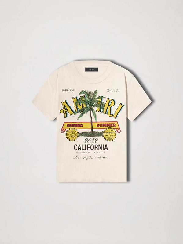 Amiri luxury t-shirt detail shot