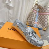 Louis Vuitton shoes Style 335 - front view, timeless elegant design (alternate angle)