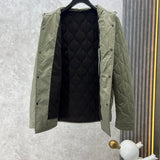 Close-up of Burberry designer clothing craftsmanship
