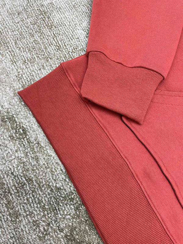Close-up of Amiri hoodie craftsmanship