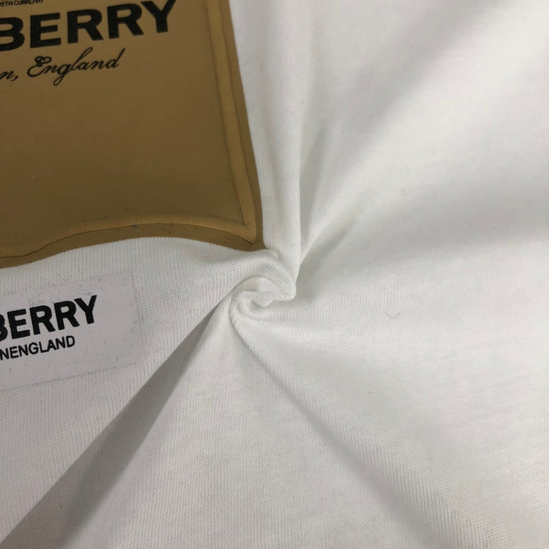 Burberry luxury t-shirt detail shot
