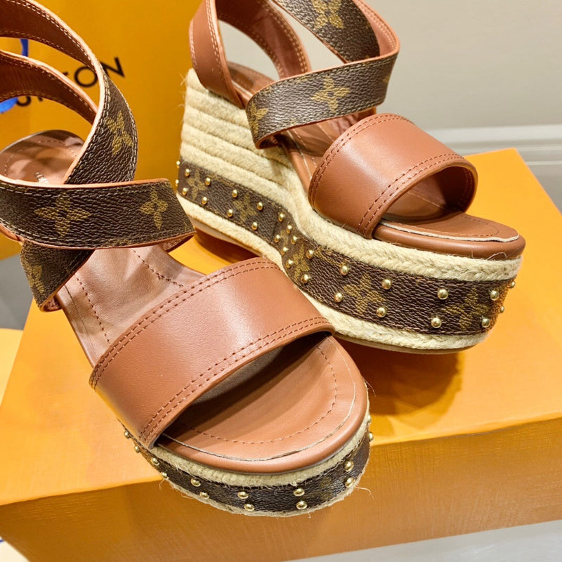 Louis Vuitton Burgundy Combat Boots - Sole Detail View